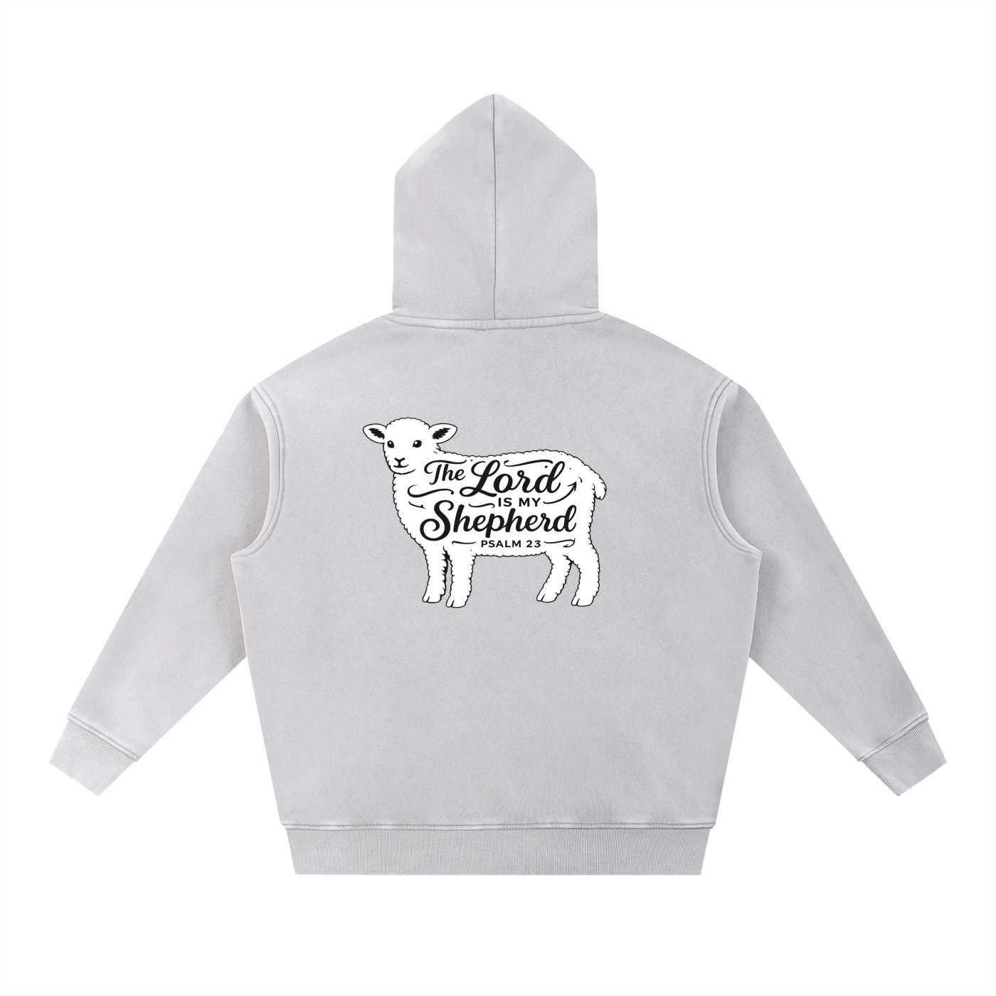Snow Wash Fleece Oversize Hoodie