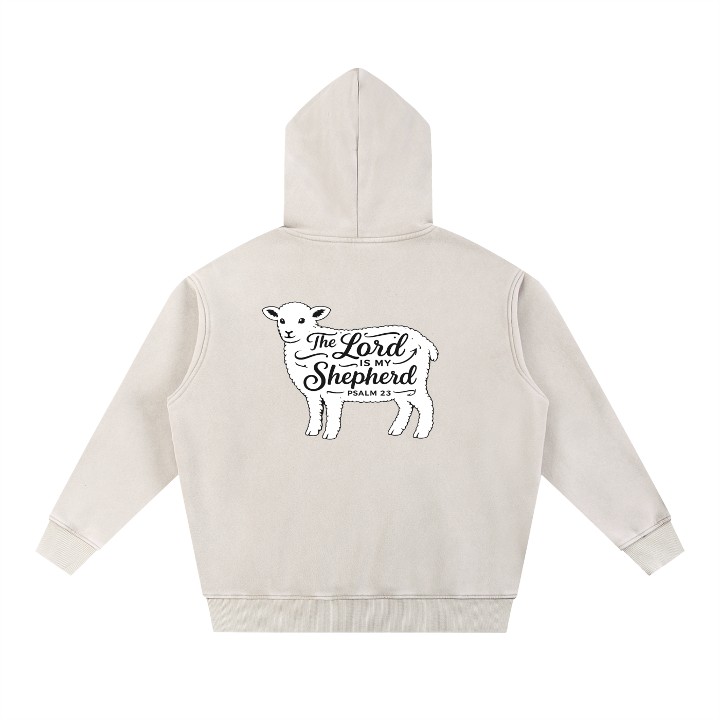 Snow Wash Fleece Oversize Hoodie