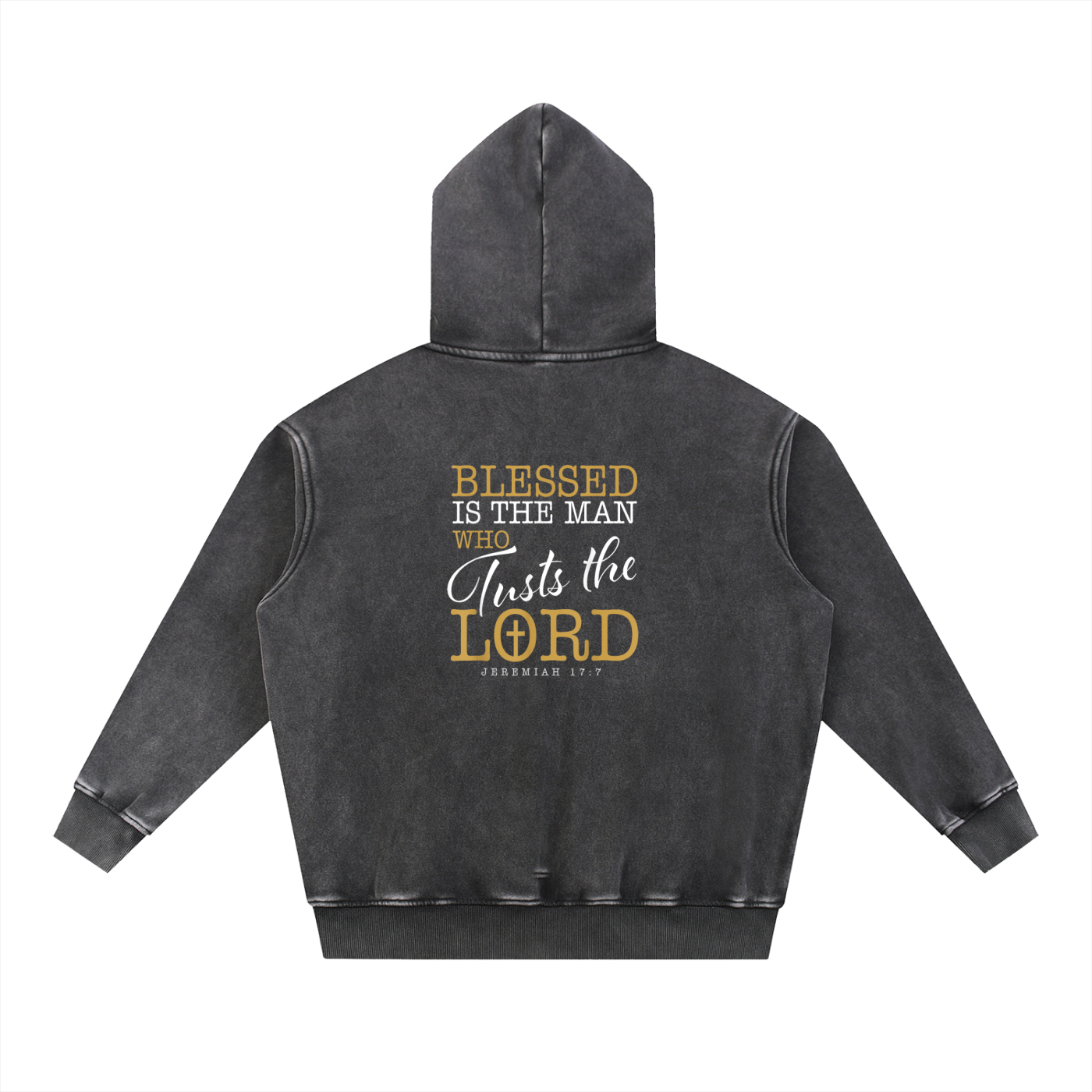 Snow Wash Fleece Oversize Hoodie