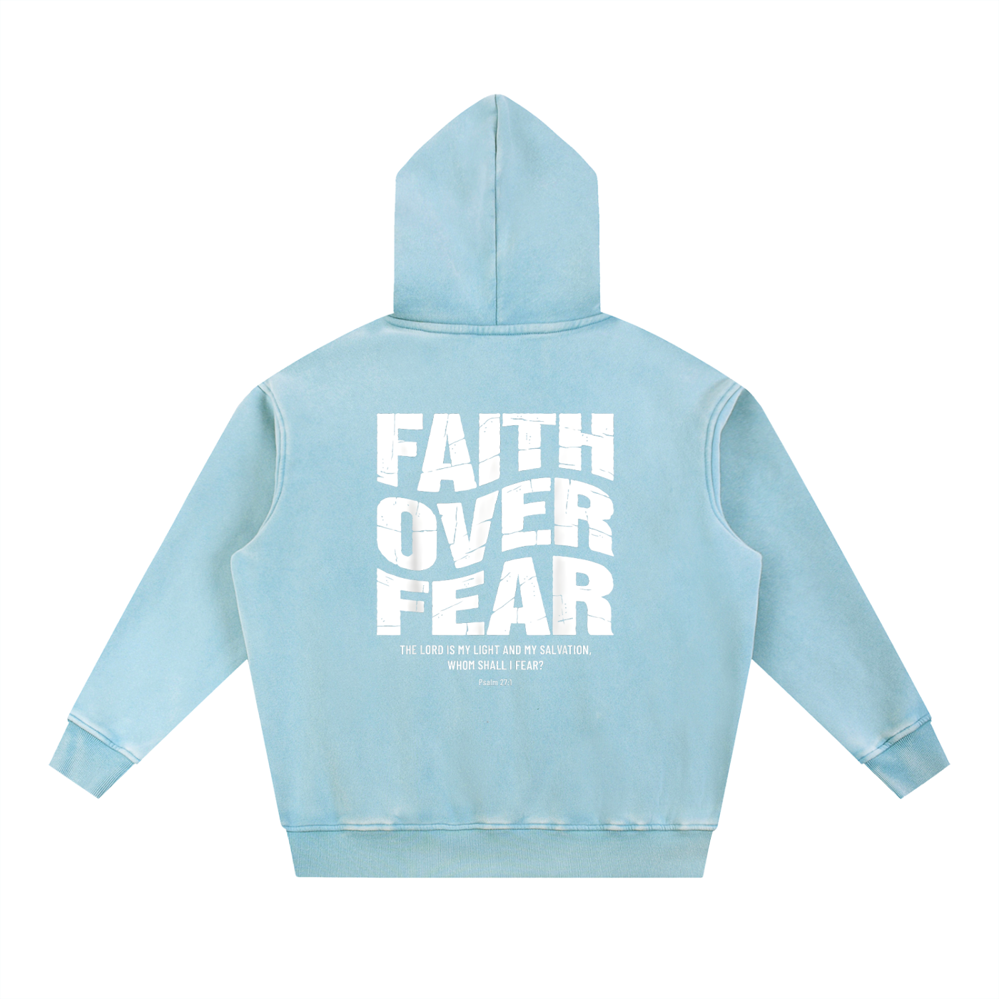 Snow Wash Fleece Oversize Hoodie