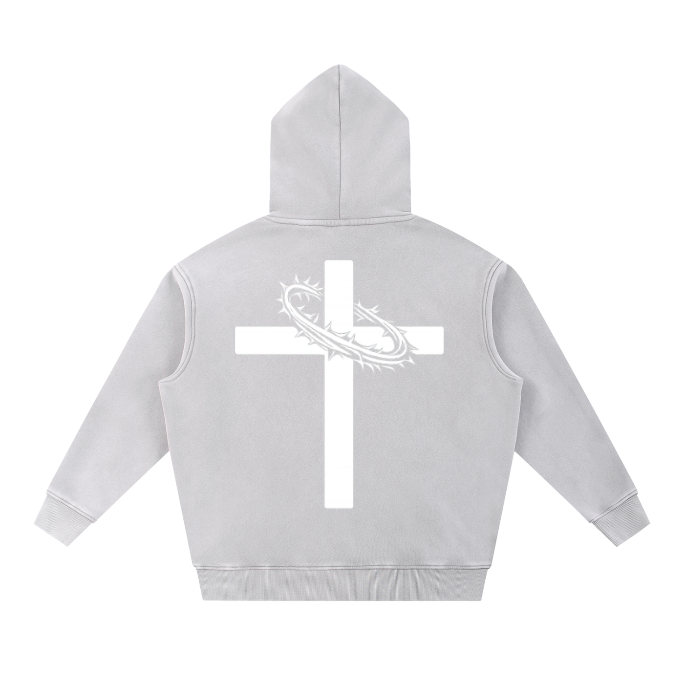 Snow Wash Fleece Oversize Hoodie