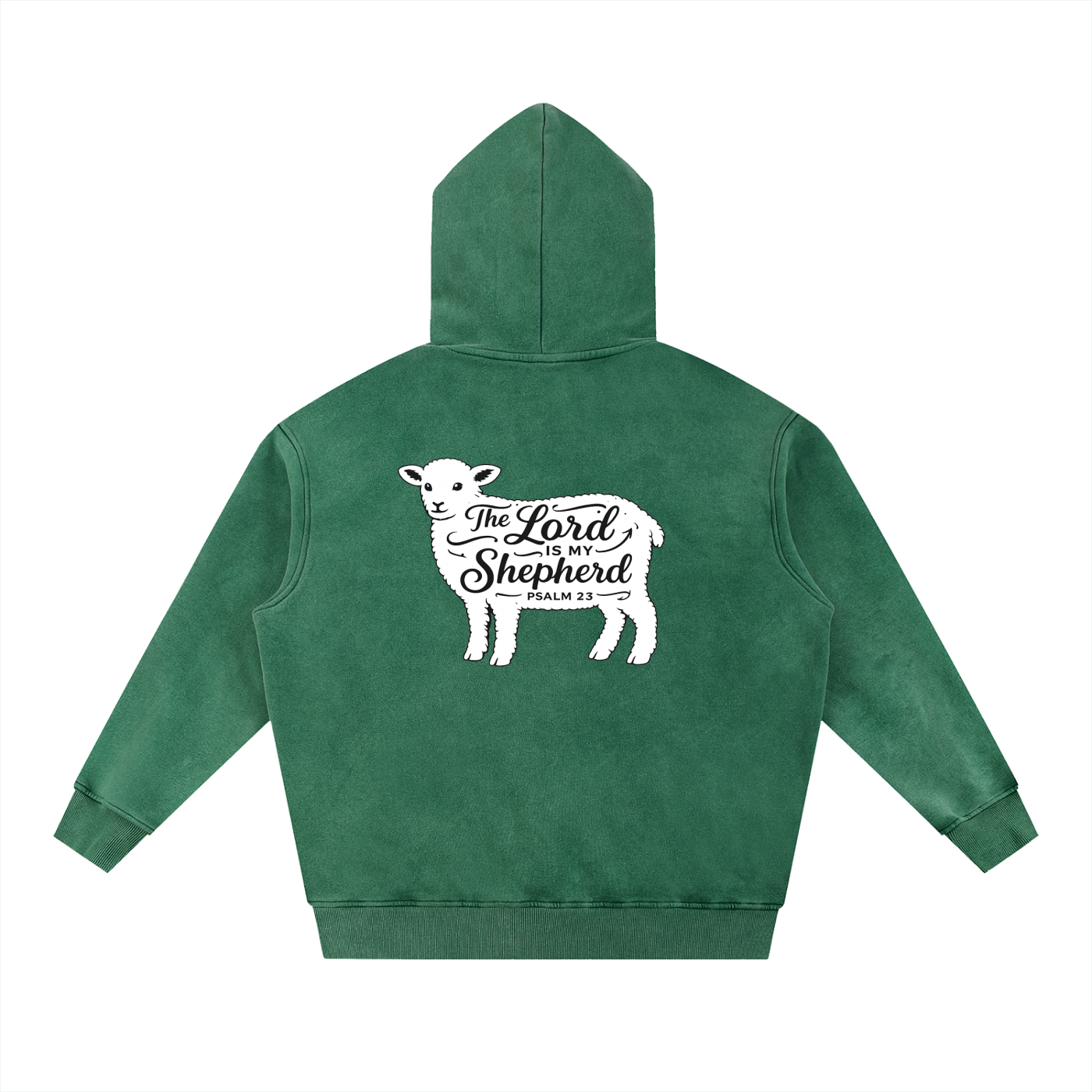 Snow Wash Fleece Oversize Hoodie